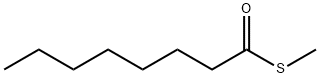 Octanethioic acid S-methyl ester Struktur
