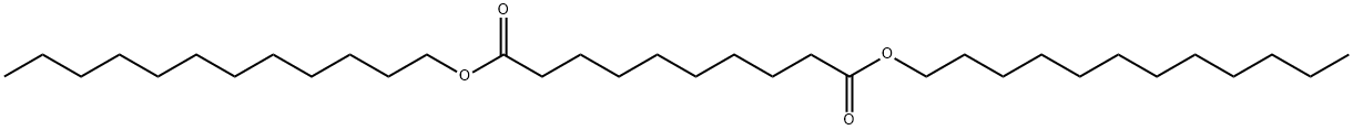 双十二烷基癸二酸酯 结构式