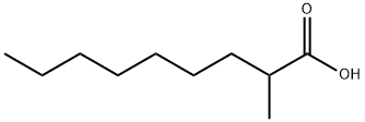2-メチルノナン酸 化学構造式