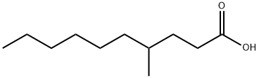 Decanoic acid, 4-methyl- Structure