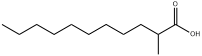 2-メチルウンデカン酸 化学構造式