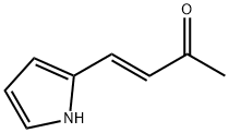 (E)-4-(1H-ピロール-2-イル)-3-ブテン-2-オン 化学構造式