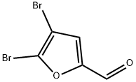 4,5-ジブロモ-2-フルアルデヒド 化学構造式
