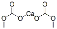 ビス(メトキシカルボニルオキシ)カルシウム 化学構造式