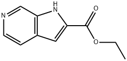 1H-吡咯并[2,3-C]吡啶-2-羧酸乙酯, 24334-19-8, 结构式