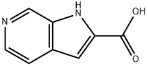 1H-吡咯并[2,3-C]吡啶-2-羧酸, 24334-20-1, 结构式