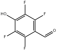 2,3,5,6-テトラフルオロ-4-ヒドロキシベンズアルデヒド 化学構造式