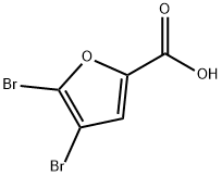 4,5-ジブロモ-2-フランカルボン酸 化学構造式