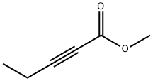 2-ペンチン酸メチル 化学構造式