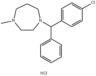 Homochlorocyclizine hydrochloride Structure
