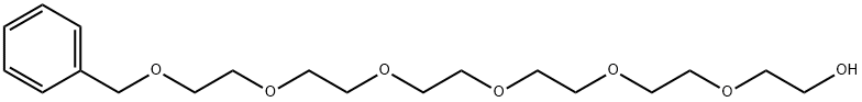 2-[2-[2-[2-[2-[2-(BENZYLOXY)ETHOXY]ETHOXY]ETHOXY]ETHOXY]ETHOXY]ETHANOL Struktur