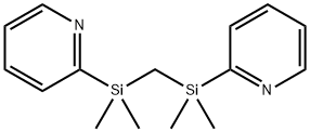 亚甲基双[二甲基(2-吡啶基)硅烷], 243468-48-6, 结构式