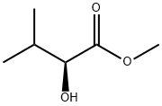 2-(S)-Hydroxy-3-methylbutyric acid methyl ester 化学構造式