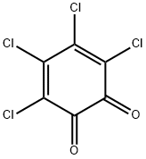 Tetrachloro-o-benzoquinone Struktur