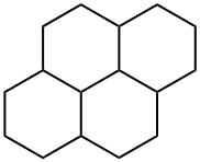 ヘキサデカヒドロピレン 化学構造式