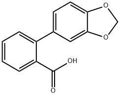 2-BIPHENYL-[1,3]DIOXOL-5-YL-CARBOXYLIC ACID Structure