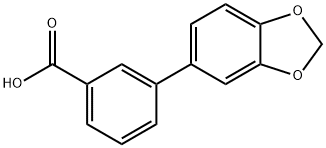 3-BIPHENYL-[1,3]DIOXOL-5-YL-CARBOXYLIC ACID Struktur