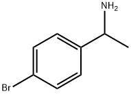 1-(4-ブロモフェニル)エチルアミン 化学構造式