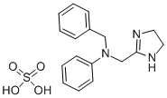 Antazoline Sulfate, 24359-81-7, 结构式