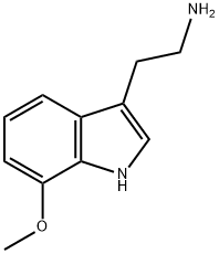 7-メトキシトリプタミン 化学構造式