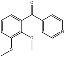 (2,3-Dimethoxyphenyl)-4-pyridinyl-methanone Structure