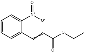 2 - 硝基苯丙烯酸乙酯 结构式