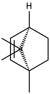 (1S,4α)-1,7,7-Trimethylbicyclo[2.2.1]hepta-2-ene 结构式