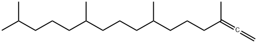 3,7,11,15-tetramethyl-1,2-hexadecadiene Struktur