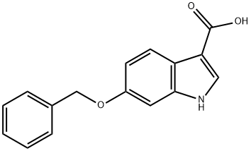 6-Benzyloxy-1H-indole-3-carboxylic acid Struktur