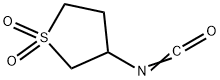 3-イソシアナトテトラヒドロチオフェン1,1-ジオキシド 化学構造式