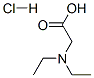 N,N-diethylglycine hydrochloride Struktur