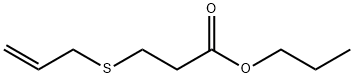3-(Allylthio)propionic acid propyl ester Struktur