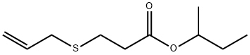 3-(Allylthio)propionic acid sec-butyl ester 结构式