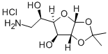 6-脱氧-6-氨基-1,2-O-异亚丙基-ALPHA-D-呋喃葡萄糖盐酸盐, 24384-87-0, 结构式