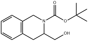 tert-butyl 3-(hydroxymethyl)-3,4-dihydro-1H-isoquinoline-2-carboxylate Struktur