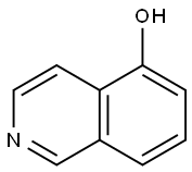 5-イソキノリノール 化学構造式