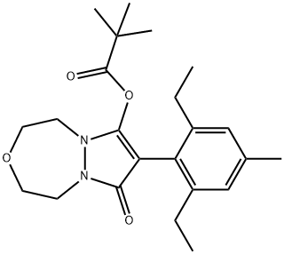 ピノキサデン 化学構造式