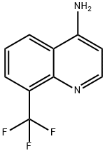 4-AMINO-8-(TRIFLUOROMETHYL)QUINOLINE Structure