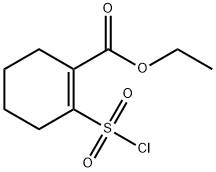 ethyl 2-(chlorosulfonyl)cyclohex-1-enecarboxylate