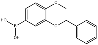 3-(BENZYLOXY)-4-METHOXYPHENYLBORONIC ACID 结构式