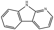 1-ヒドロ-9-デヒドロ-α-カルボリン 化学構造式