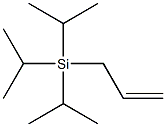 アリルトリイソプロピルシラン 化学構造式