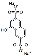 disodium 4-hydroxynaphthalene-2,6-disulphonate Struktur