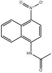 N-(4-硝基-1-萘基)-乙酰胺, 24402-72-0, 结构式