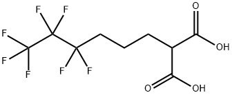 2-(4,4,5,5,6,6,6-HEPTAFLUOROHEXYL)MALONIC ACID Struktur