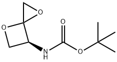 Carbamic acid, (6S)-1,4-dioxaspiro[2.3]hex-6-yl-, 1,1-dimethylethyl ester (9CI) Struktur