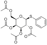 PHENYL 2,3,4,6-TETRA-O-ACETYL-1-THIO-BETA-D-GALACTOPYRANOSIDE Struktur
