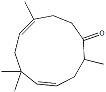 [4E,8Z,(+)]-2,6,6,9-Tetramethyl-4,8-cycloundecadiene-1-one|