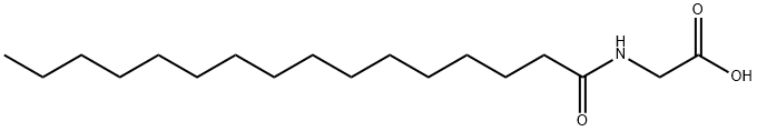 棕榈酰甘氨酸,2441-41-0,结构式