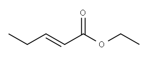 (2E)-2-Pentenoic acid ethyl ester Structure